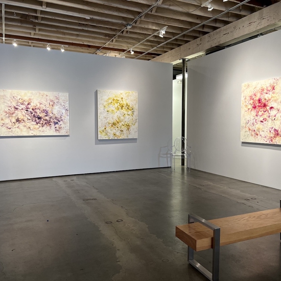 Installation in Betsy Eby's 2023 Solo Exhibition