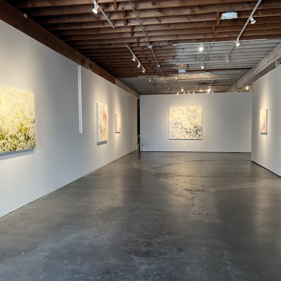 Installation in Betsy Eby's 2023 Solo Exhibition