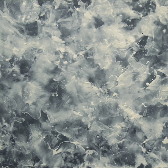 Betsy Eby: Voiles, 2017, Encaustic on canvas over panel, 36 x 48 x 2 inches