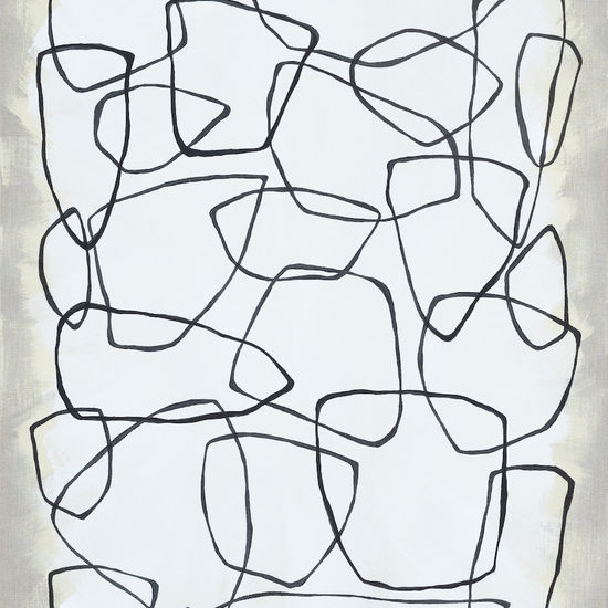 Mia Farrington: Aureola, 2024, Acrylic on Raw Linen, 28 x 20 x 2.5 inches