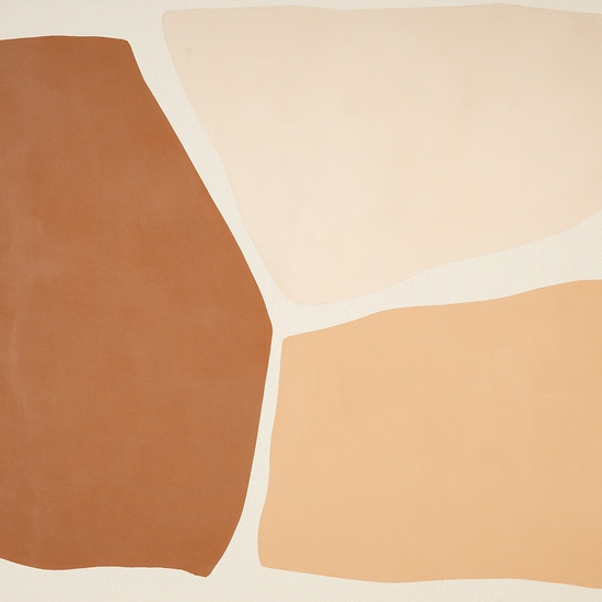 Mia Farrington: Ambra, 2021, Acrylic on raw canvas, 36 x 48 x 1.5 inches