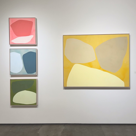 Installation in Mia Farrington's 2024 Solo Exhibition
