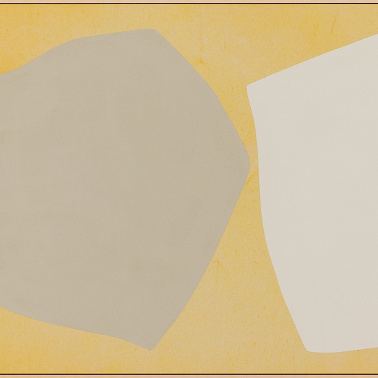 Mia Farrington: Stella, 2023, Ink and acrylic on canvas, 30 x 40 x 2 inches (framed dimensions: 31.25 x 41.25 x 2.5 inches)
