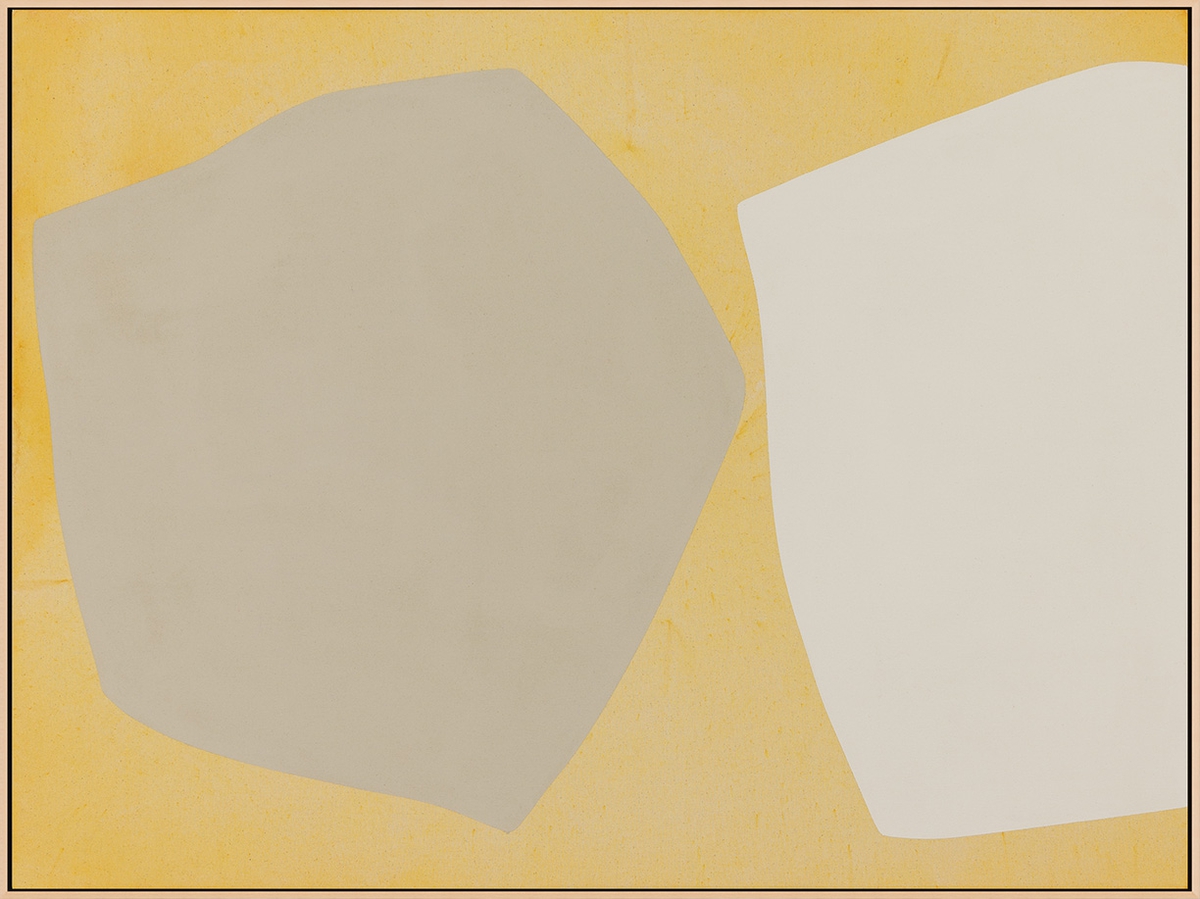 Mia Farrington: Stella, 2023, Ink and acrylic on canvas, 30 x 40 x 2 inches (framed dimensions: 31.25 x 41.25 x 2.5 inches)