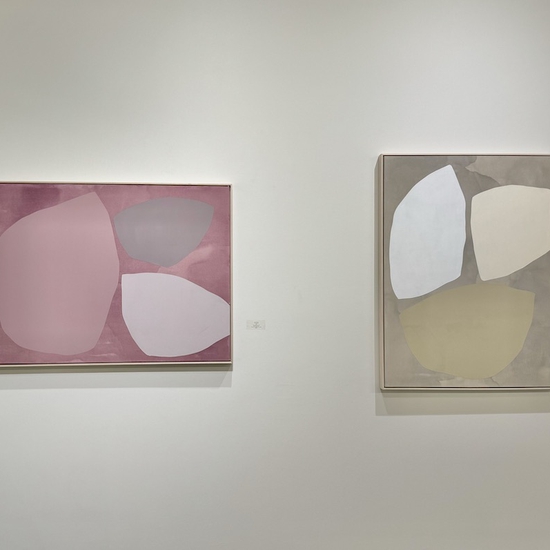Installation in Mia Farrington's 2024 Solo Exhibition