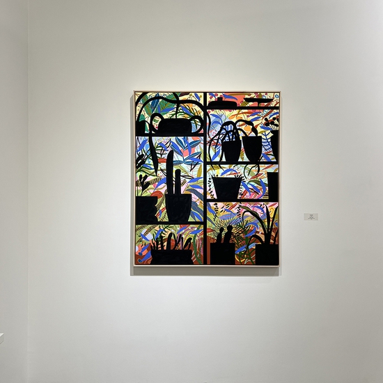 Mary Finlayson, Orange, Violet, Install