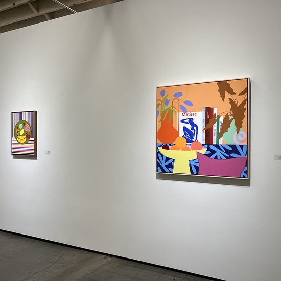Mary Finlayson, Orange, Violet, Install