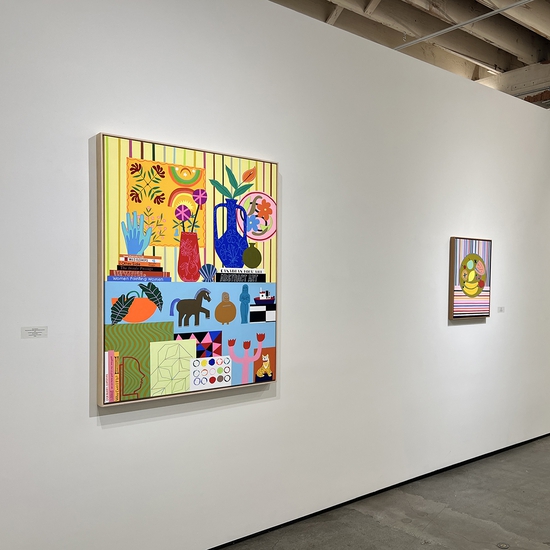 Mary Finlayson, Orange, Violet, Install