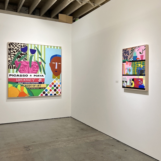 Mary Finlayson, Orange, Violet, Install