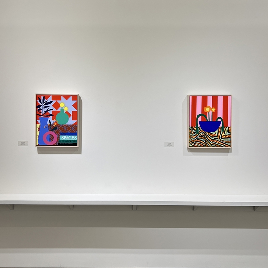 Mary Finlayson, Orange, Violet, Install