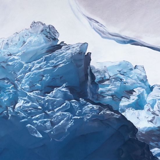 Zaria Forman creates pastel drawings of endangered landscapes, from Greenland and Antarctica, to the Maldives. Her work aims to draw attention to global warming and the landscapes in need of protection.