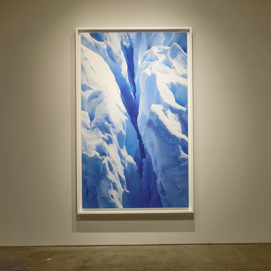 Installation view of Perito Moreno Glacier no. 10, Argentina, December 13th, 2018 at 'Perito Moreno Glacier' 2021 Solo Exhibition