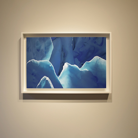 Installation view of Perito Moreno Glacier no. 3, Argentina, December 13th, 2018, at 'Perito Moreno Glacier' 2021 Solo Exhibition