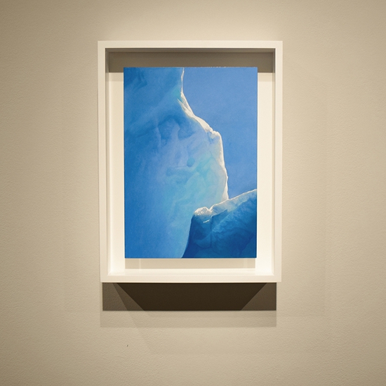Installation view of Perito Moreno Glacier no. 9, Argentina, December 13th, 2018 at 'Perito Moreno Glacier' 2021 Solo Exhibition