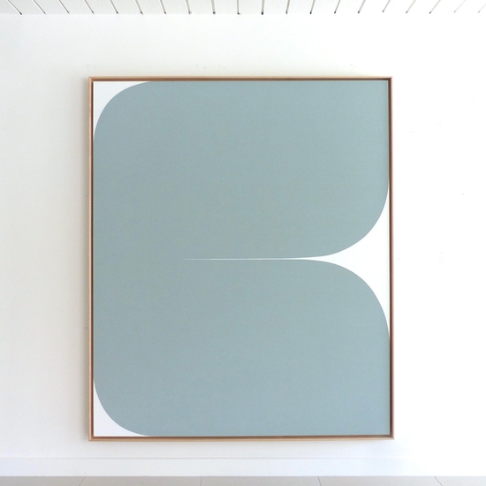 Sara Genn: Everything Will Be Okay (Sea to Sky), 2023, Acrylic on canvas, 72 x 60 inches (framed dimensions: 73.5 x 61.5 x 2 inches)
