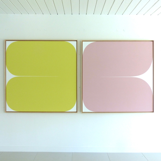 Installation of 'Infinite Promise (My Happiness),' and 'Infinite Promise (Juniper)'