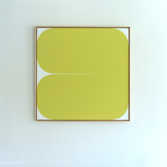 Sara Genn: Infinite Promise (My Happiness), 2023, Acrylic on canvas, 48 x 48 inches (framed dimensions: 49.5 x 49.5 x 2 inches)