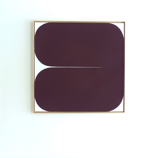 Sara Genn: Infinite Promise (Saturna), 2023, Acrylic on canvas, 48 x 48 inches (framed dimensions: 49.5 x 49.5 x 2 inches)