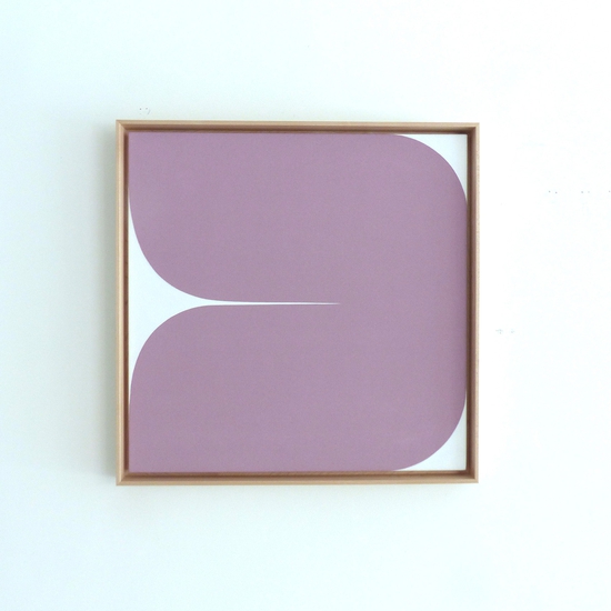 Sara Genn: My Heart is a Thousand Colours (Weepy), 2023, Acrylic on canvas, 24 x 24 inches (framed dimensions: 25.5 x 25.5 x 2 inches)