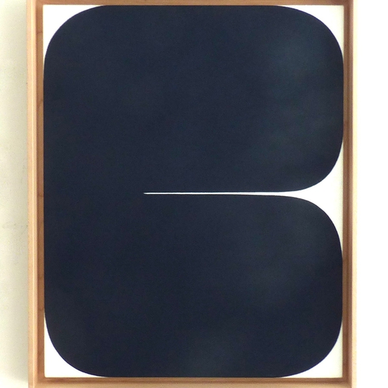Sara Genn: Moon Woke Me Up Fifteen Times (Thunder), 2022, Acrylic on canvas, 20 x 16 inches (framed dimensions: 21.5 x 17.5 x 2 inches)