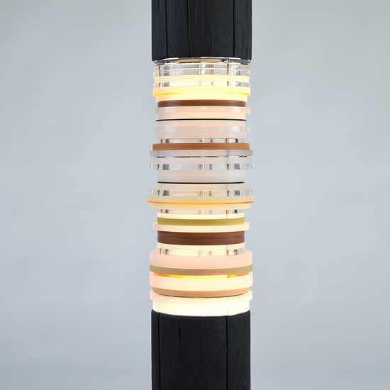 Matt Gagnon: Burnt Pine, 2020, Mixed Media, 38 x 8 x 8 inches