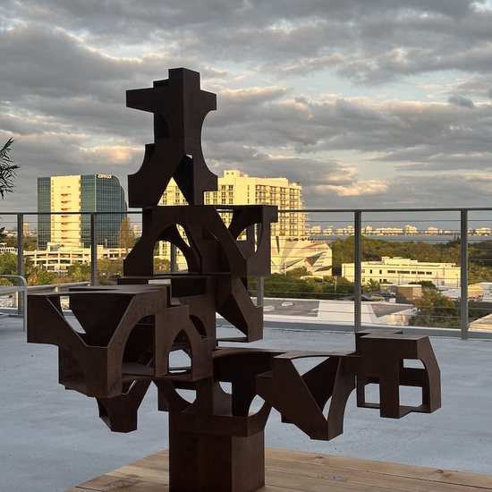 Installation of 'With Weight Low to the Ground'