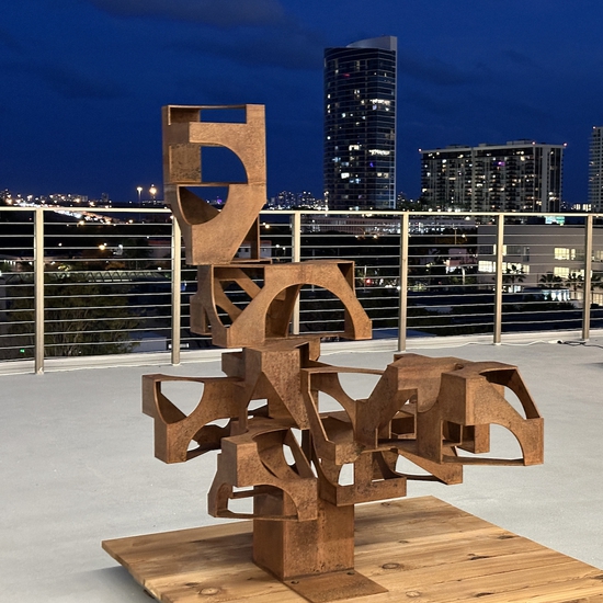Installation of 'With Weight Low to the Ground'