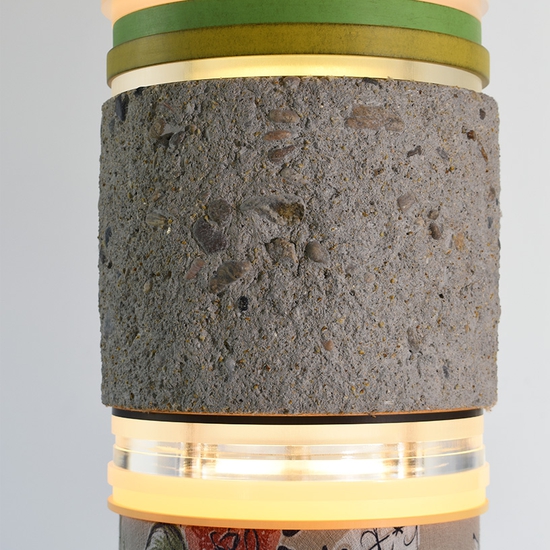 Detail of 'Untitled (Concrete & White)'