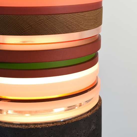 Detail of 'Untitled (Dark Blue Pale Red)'