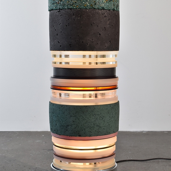Detail of 'Untitled (Green Concrete)'