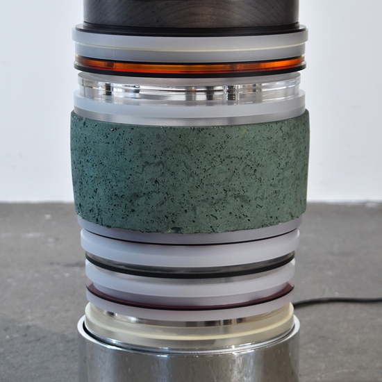 Detail of 'Untitled (Green Concrete)'