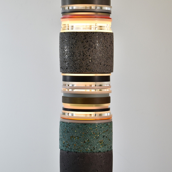 Detail of 'Untitled (Green Concrete)'