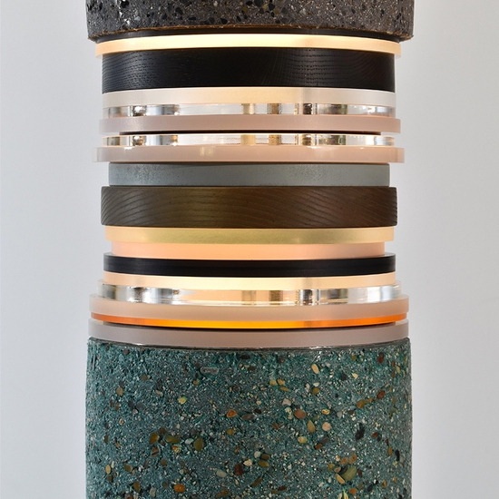 Detail of 'Untitled (Green Concrete)'