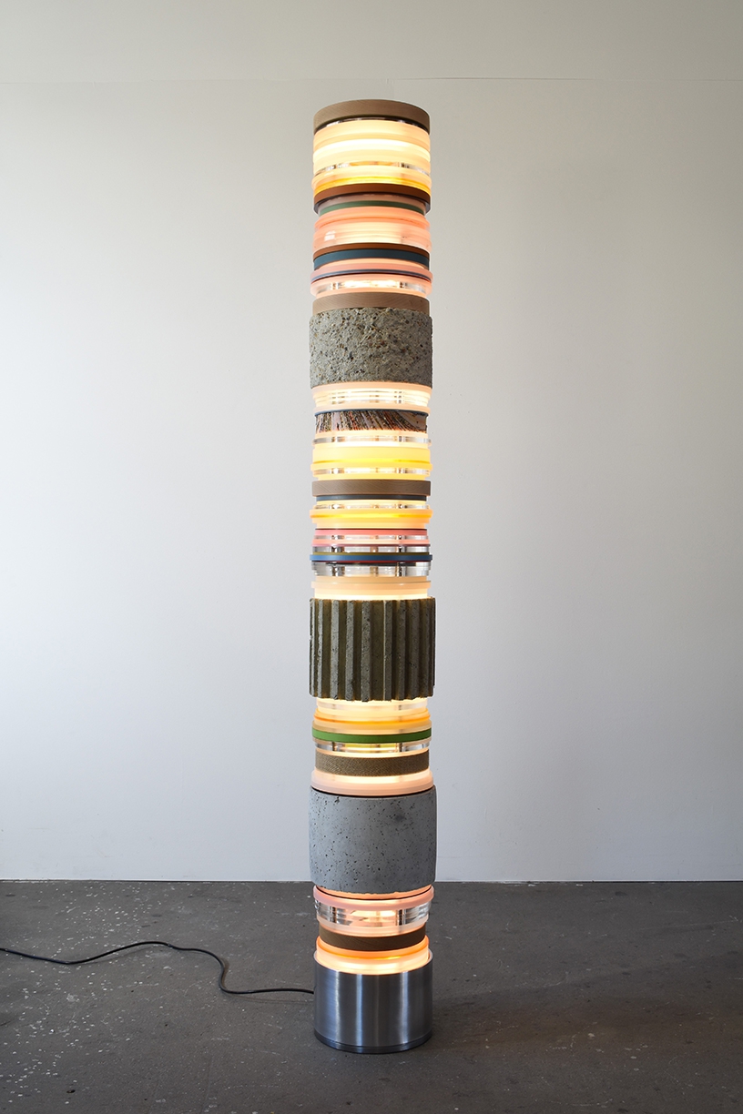 Matt Gagnon, Untitled (Looking Forward), 2025, Mixed media, 76.75 x 10.5 x 10.5 inches