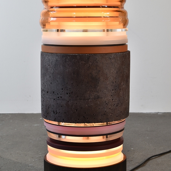 Detail of 'Untitled (Red Brown)'