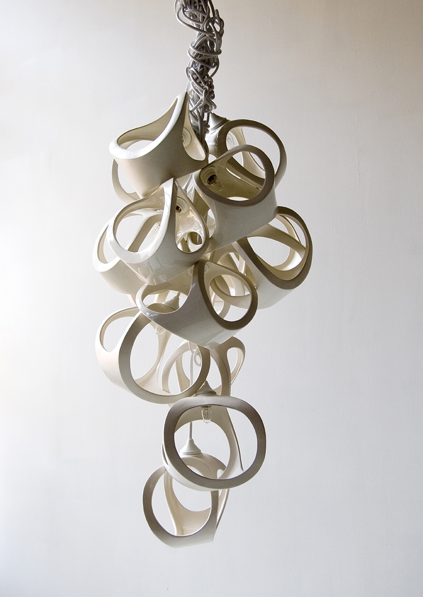 Matt Gagnon: Ceramic Light (Grape 15 Cluster), 2020, Ceramic, available in clusters of approximately 5, 10, 15, or 20 elements