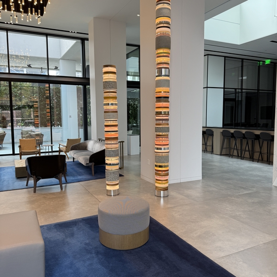 Installation view of Matt Gagnon’s sculpture in a private collection