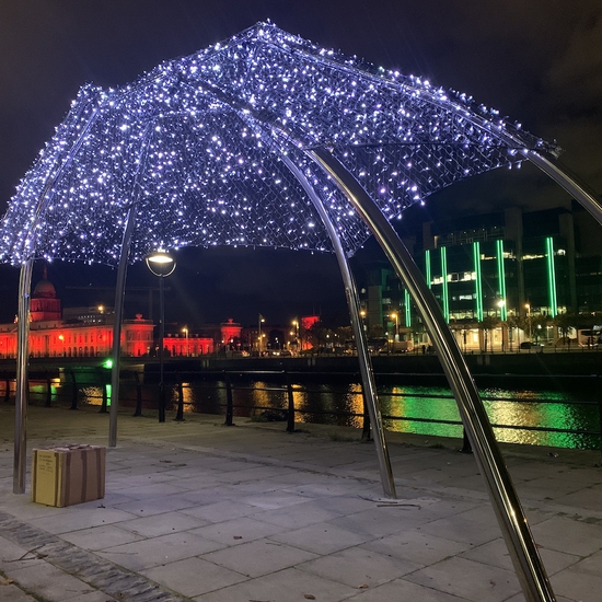 Installation of "Pulse" in Dublin, Ireland