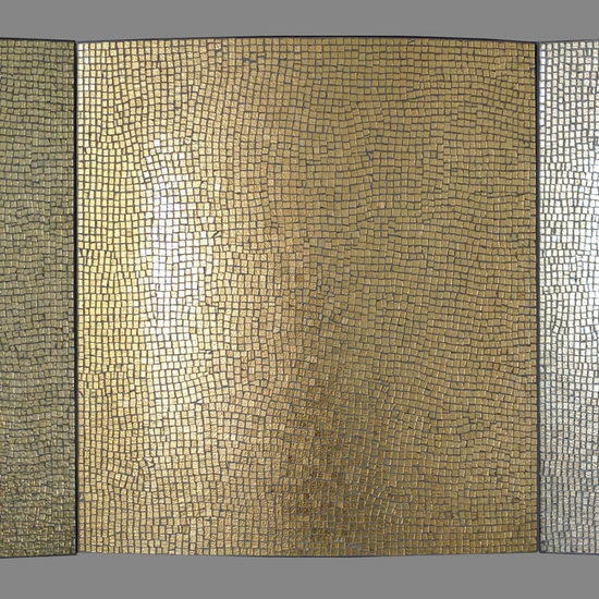 View of large and luminous mosaics by Ann Gardner