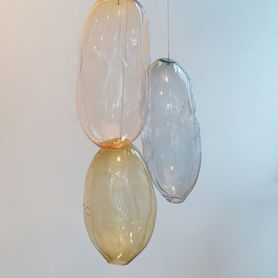 Ann Gardner: Cluster HH, 2020, Blown Glass, 35 x 15 x 15 inches