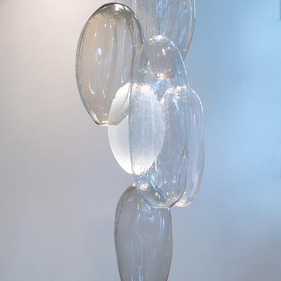 Ann Gardner: Cluster JJ, 2020, Blown glass, 45 x 18 x 18 inches