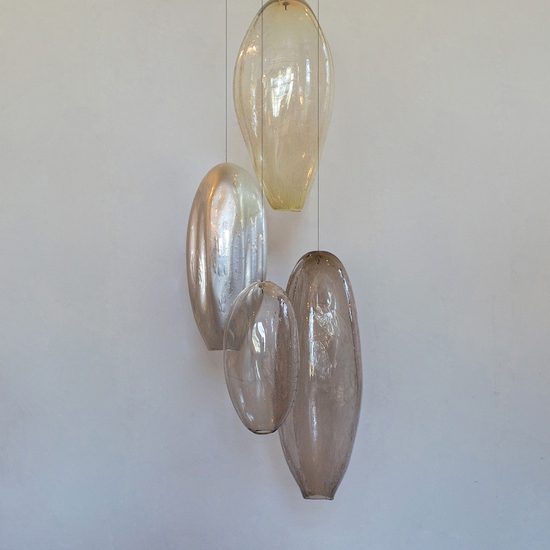 Ann Gardner: Blown Glass WW, 2023, Blown glass, 58.5 x 20 x 21 inches