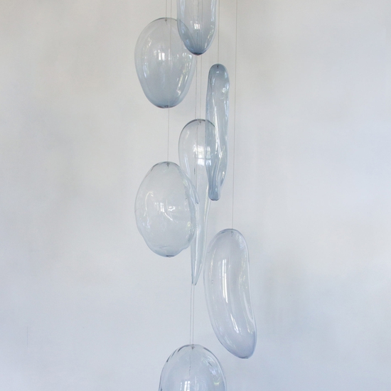 Ann Gardner glass sculpture at Seattle Art Fair 2018
