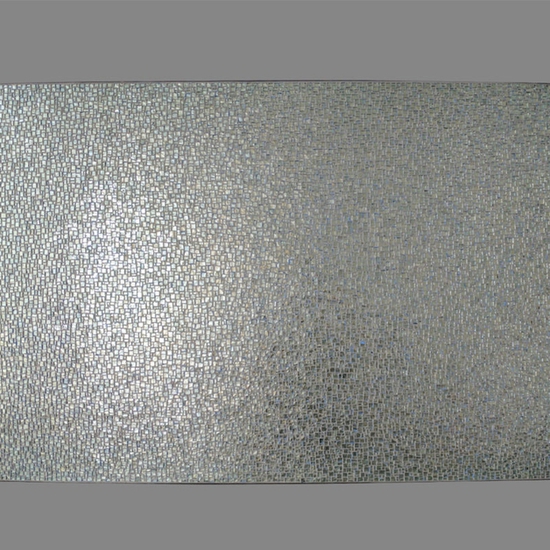 Ann Gardner: Daybreak, 2017, Glass and steel, 33 x 138 x 3 inches