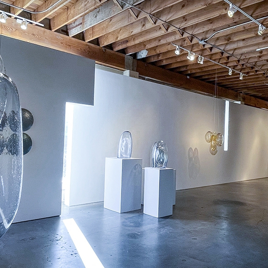 Installation view of Variations on Light and Color 2021