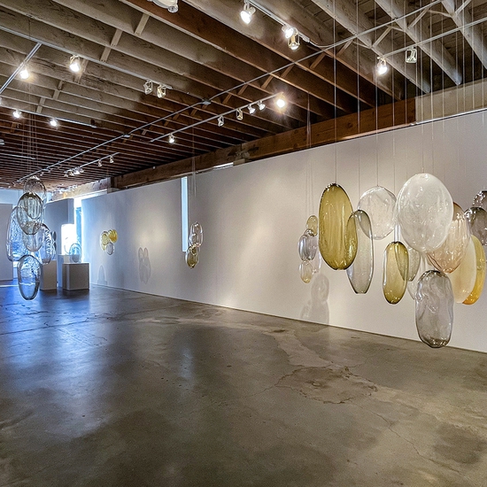 Installation view of Variations on Light and Color 2021