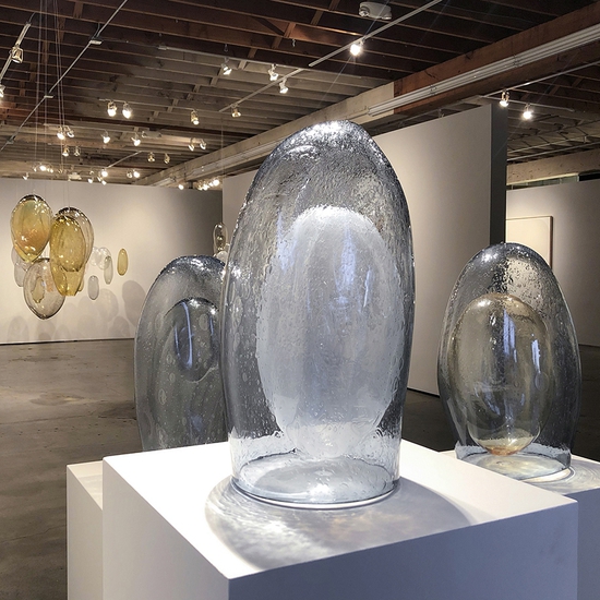 Installation view of Variations on Light and Color 2021