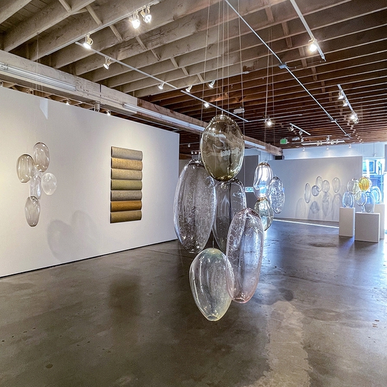 Installation view of Variations on Light and Color 2021
