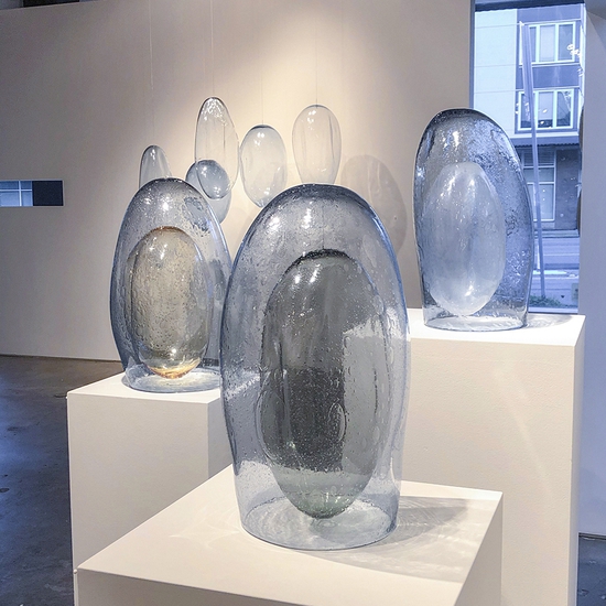 Installation view of Variations on Light and Color 2021