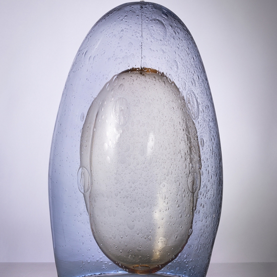 Ann Gardner: Table Wave 1, 2019, Blown glass, 22 x 13x 12.5 inches